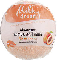 Milky Dream Бомба для ванн "Молочна.Білий персик" 100г.