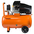 Компресор V 2.2 кВт 386л/хв 8бар 50л (2 крана) Grad 7043935, фото 3