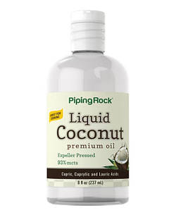 Кокосова олія рідка Piping Rock Liquid Coconut Premium Oil 237 мл
