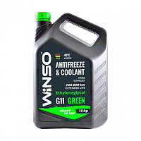 Антифриз WINSO G11 ЗЕЛЕНЫЙ 10 л. ANTIFREEZE & COOLANT WINSO GREEN G11 10кг