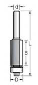 Фреза обгінна з нижнім підшипником WPW, D = 12,7 мм; В = 25 мм; хвостовик = 8 мм.