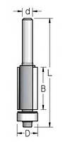 Фреза обгонная с нижним подшипником WPW, D = 12,7 мм; В = 51 мм; хвостовик = 12 мм.