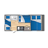 Будинок на колесах Caravelair Alba 486 сімей, фото 4