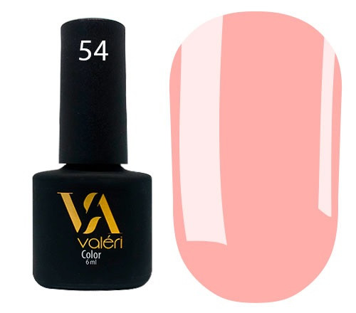 Гель-лак Vaлерi Color 054 Соковитий персиковий 6 мл