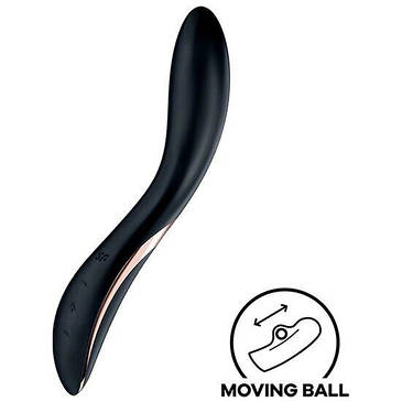 Вібратор з перловою стимуляцією точки G Satisfyer Rrrolling Explosion Black, фото 1