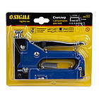 Степлер з регулятором для скоб 4-14мм (синій) Sigma (2821011), фото 7