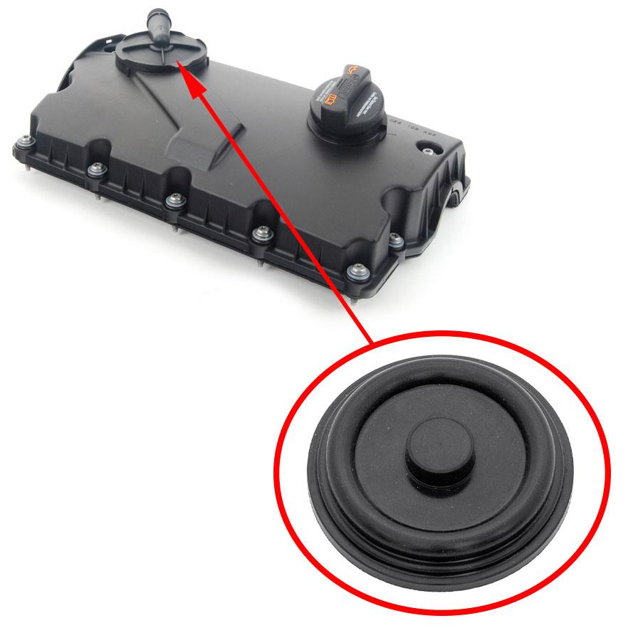 Мембрана ВКГ клапанної кришки VW, Audi, Skoda 1.9 TDI та 2.0 TDI 038103469AE, 038103475N