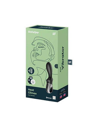 Розумний вібратор для передміхурової залози Satisfyer Heat Climax, нагрівання до 40 °, фото 2