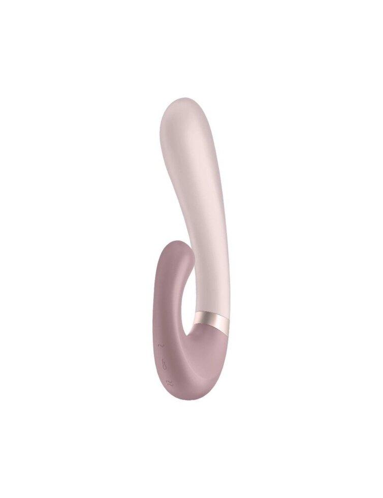 Смарт вібратор-кролик з підігрівом Satisfyer Heat Wave Mauve