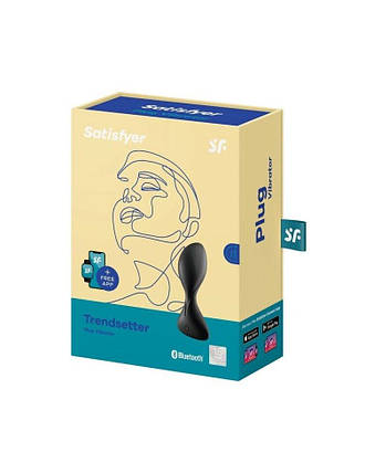 Anal Smart Process з вібрацією Satisfyer Trendsetter Black, фото 2