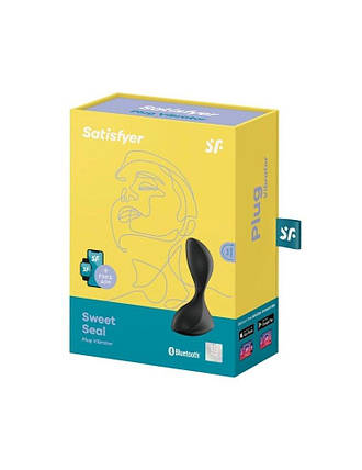 Anal Smart Process з вібрацією Satisfyer Sweet Seal Black, фото 2