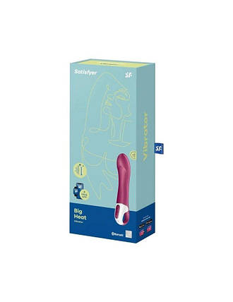 Розумна точка вібратора G Satisfyer Big Heat з функцією нагріву, фото 2