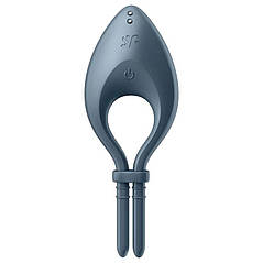 Ерективні смарт -вібри Lasso з регулюванням розміру Satisfyer Bullseye Dark Blue, фото 3