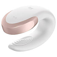 Смарт-вібратор для пар Satisfyer Double Love (White), фото 3