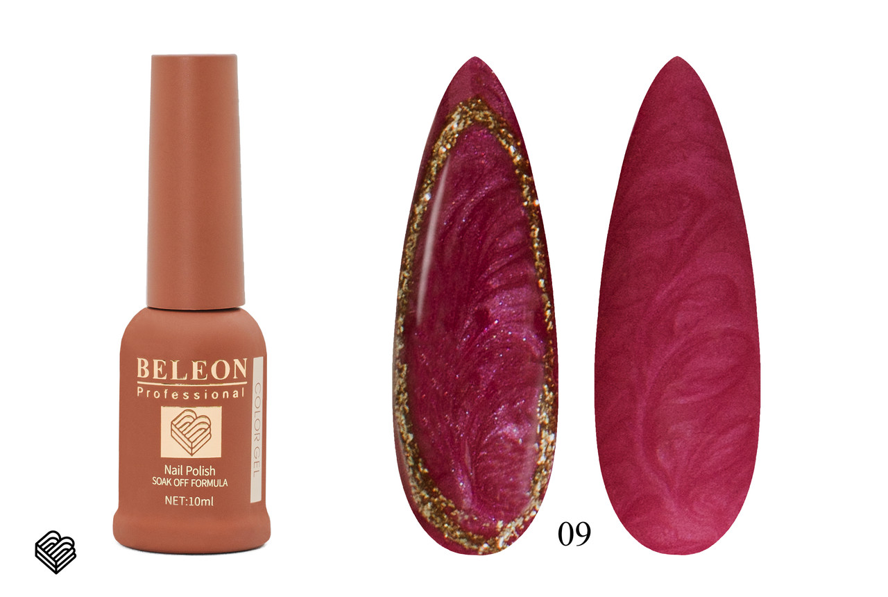 Гель-лак текстурний BELEON 10мол №09