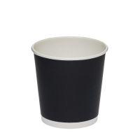Стакан паперовий 110мл двошаровий чорний