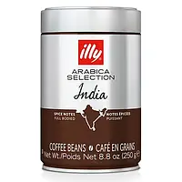 Кофе в зернах illy India 250 гр ж/б Италия Илли Индия крепкий темной обжарки