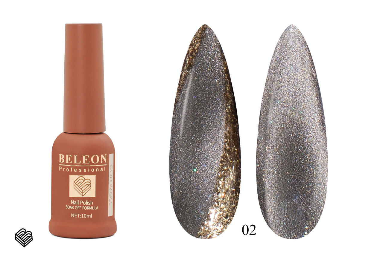Гель-лак BELEON Peacock Cat Eye 10мл №02
