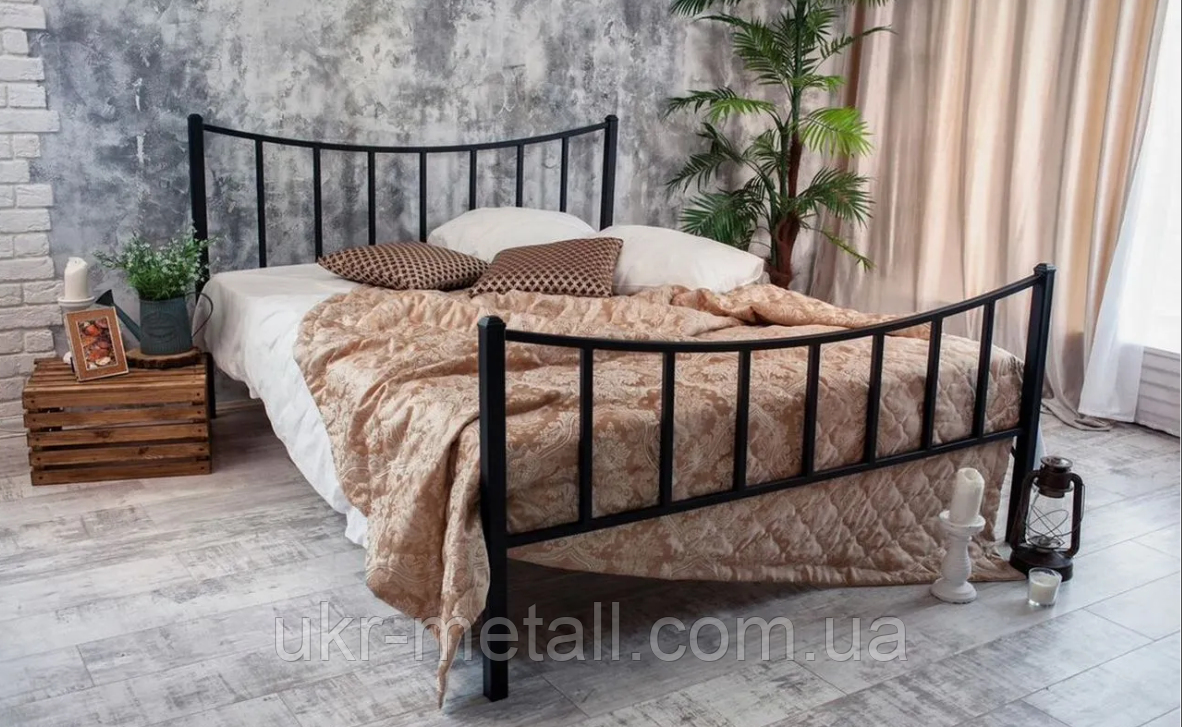 Кровать из металла в стиле лофт на заказ - фото 9 - id-p1627852978