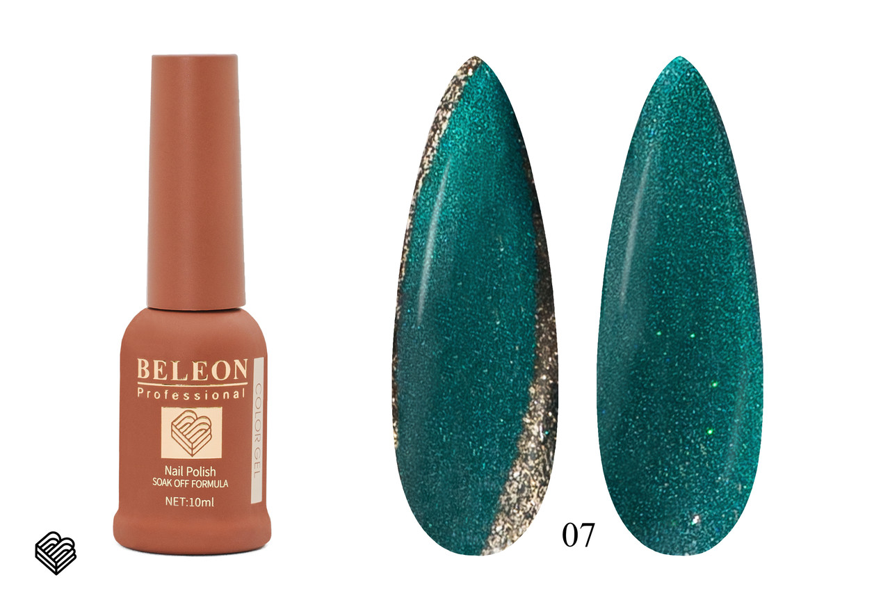 Гель-лак BELEON Peacock Cat Eye 10мл №07