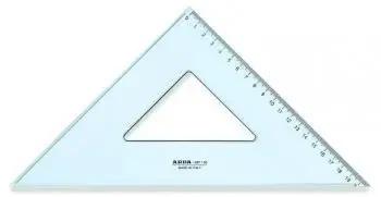 Набір із 2 трикутників 45° і 60° 35 см Leniar