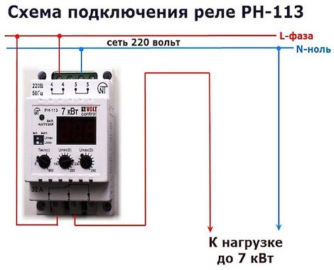 podklyuchennya-odnofaznogo-rele-v-schitok odnofaznogo-rele