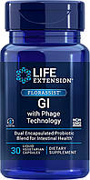 Life Extension Florassist GI with Phage Technology / Пробиотическая смесь бактериофагов для кишечника 30 капс