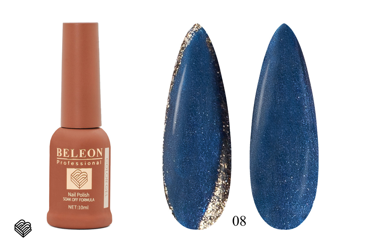 Гель-лак BELEON Peacock Cat Eye 10мл №08