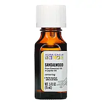 Aura Cacia, чистое эфирное масло, сандаловое дерево, 15 мл (0,5 жидк. унции) Днепр