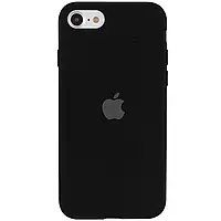 Чехол Silicone Case для Apple iPhone 7 / 8 / Se 2020 OEM Original (Black) Черный