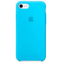 Чехол Silicone Case для Apple iPhone 7 / 8 / Se 2020 OEM Original (Blue) Голубой