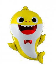 Фольгована кулька велика фігура Акулятко Shark baby 49х67см Китай