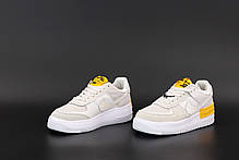 Жіночі кросівки Nike Air Force 1 Shadow Vast Grey Laser Orange CU3446-001, фото 3