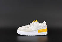 Жіночі кросівки Nike Air Force 1 Shadow Vast Grey Laser Orange CU3446-001, фото 5