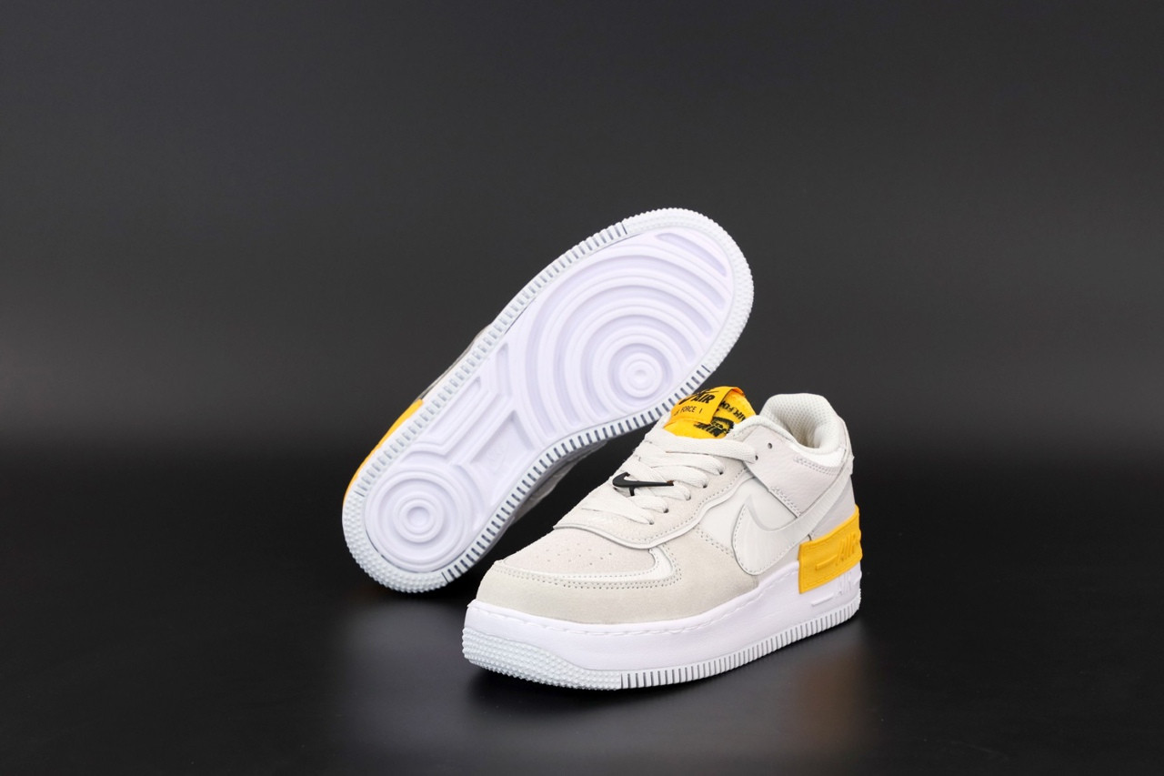 Nike air force 1 shadow vast grey laser orange top