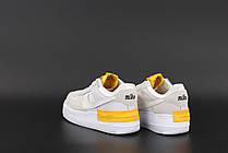 Жіночі кросівки Nike Air Force 1 Shadow Vast Grey Laser Orange CU3446-001, фото 6