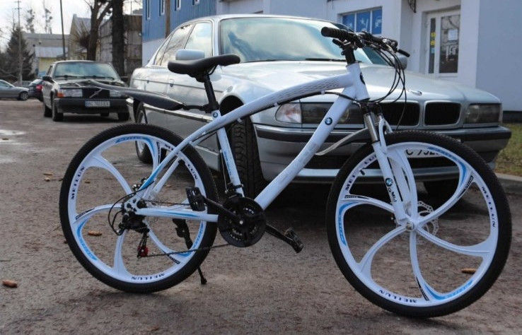 Велосипед білий гірський | дорослий підлітковий | на литих дисках | 21 швидкості