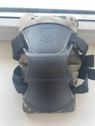 Налокотники тактичні із удароміцного пластику КТ-350 піксель оригінал, фото 2