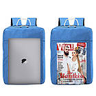 Рюкзак Fashion шкільний 14 л блакитний 50163, фото 7