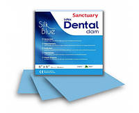 Коффердам латексный Silk Blue Sanctuary Dental Dam, 36 шт (середні)