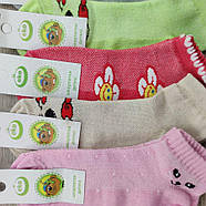 Шкарпетки дитячі літні із сіткою ЕКО р.18 (7-8 років) для дівчинки випадкове асорті 30035234, фото 6
