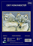 Вместе навсегда Набор для вышивки крестом Світ можливостей 003 SM-NСМД
