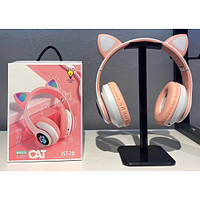Бездротові Bluetooth-навушники Cat JST-28, pink, фото 2