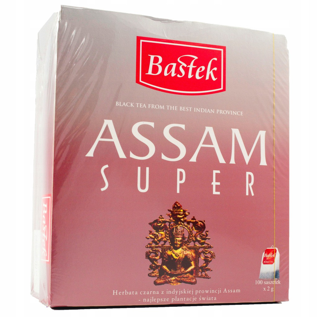 Чай пакетований Bastek Assam Super 100 пак х 2 гр