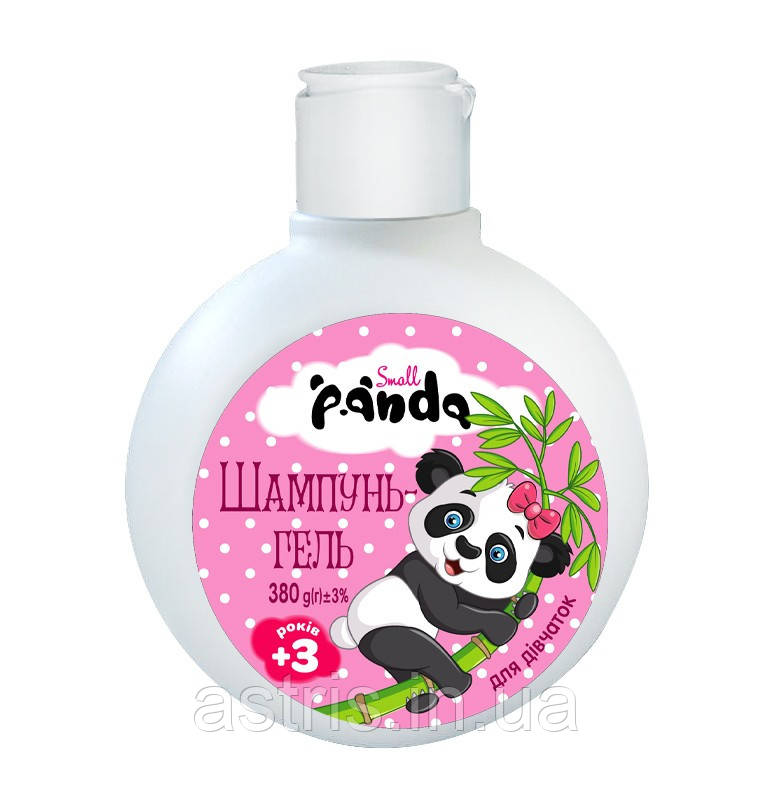 Шампунь - гель для дівчаток "Small Panda" 380 мл