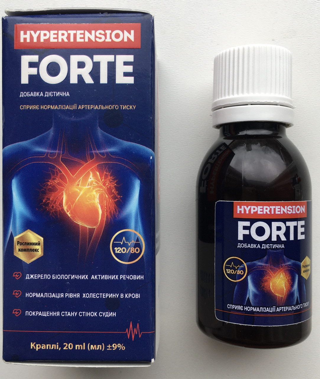 Hypertension Forte краплі від гіпертонії для нормалізації тиску (Гіпертенсіон Форте)