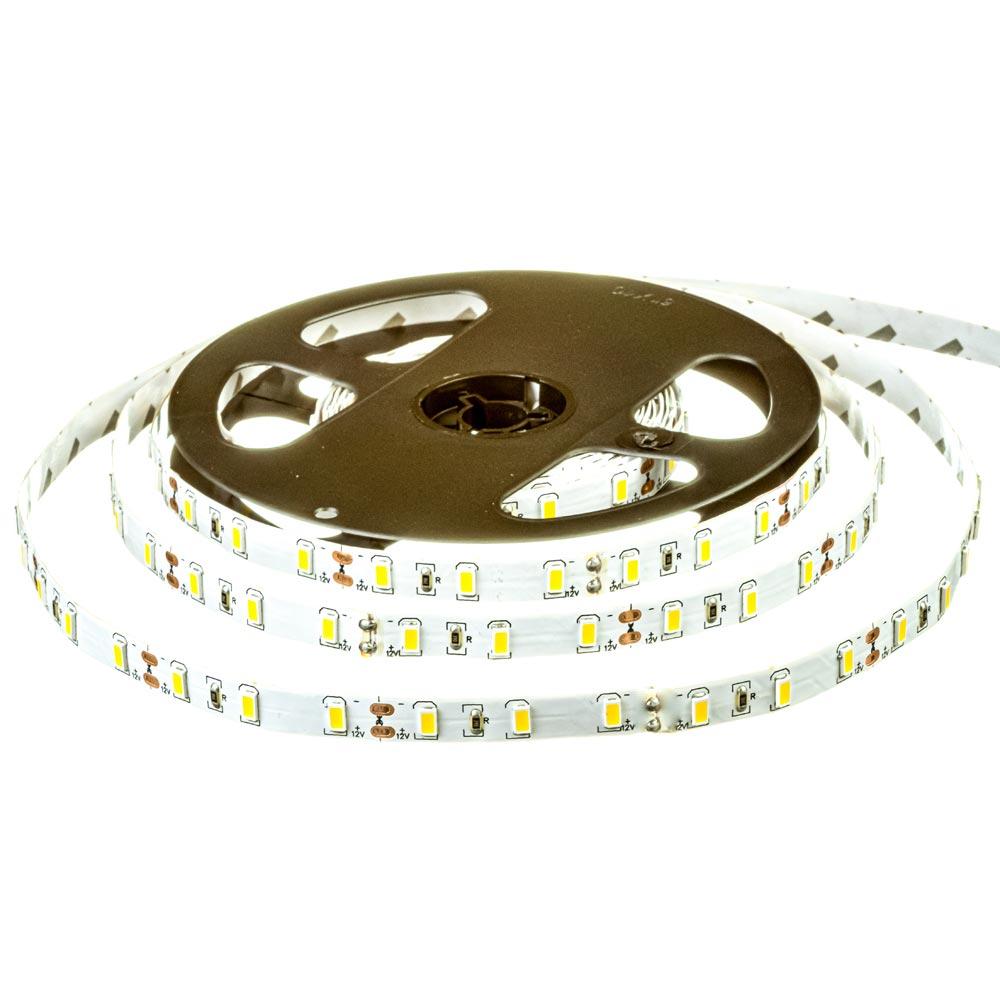 Світлодіодна стрічка 12V, smd5730, 60 led/m, 13.6W, IP20, 6500K – білий холодний, Econom. Гарантія – 6 місяців