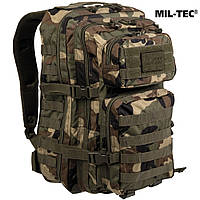 Рюкзак Mil-Tec тактический, 36л молли BACKPACK US ASSAULT Pack II woodland (Размер В51 х Ш29 х Г28 см)