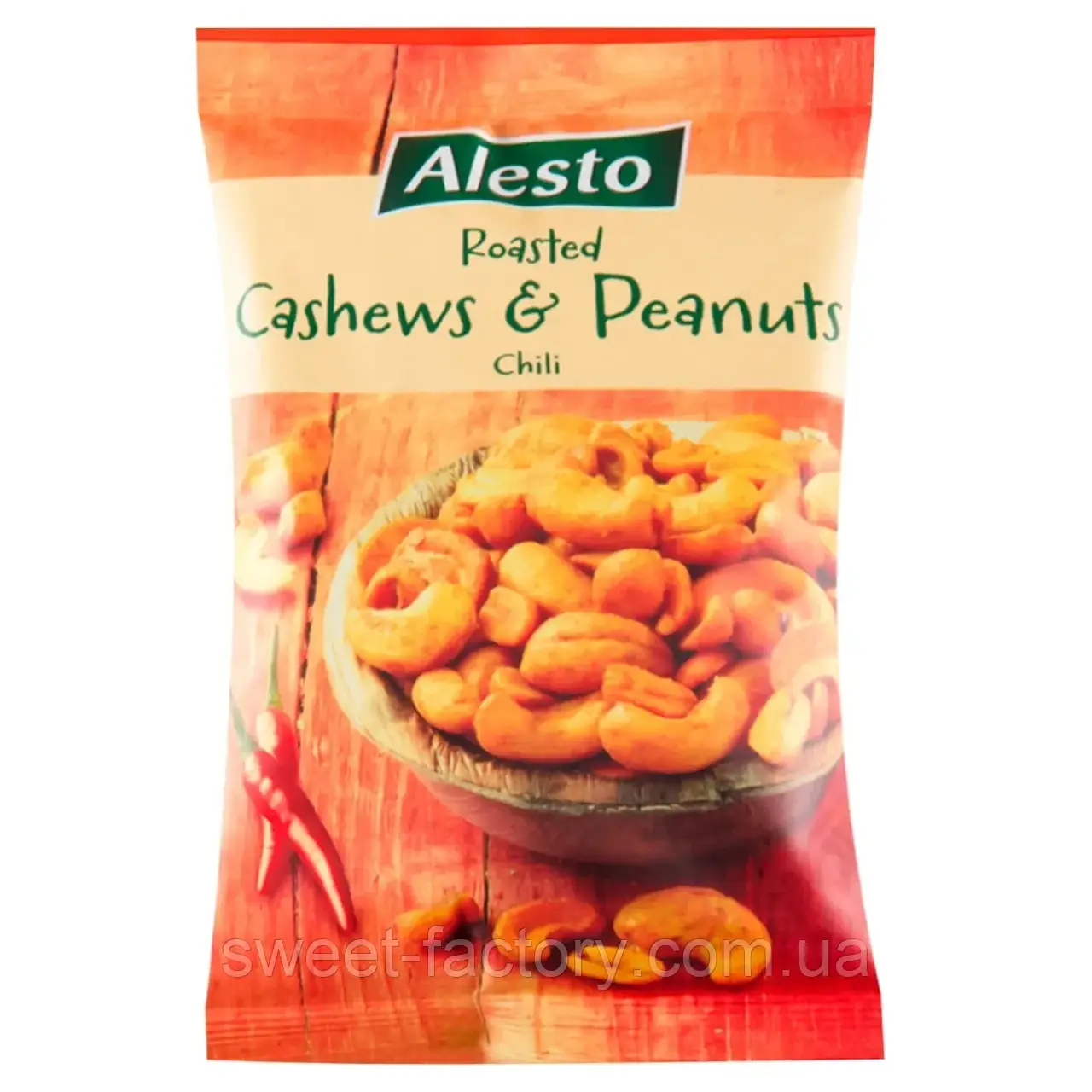 Горіхи Alesto Peanut Cashews Chilli 200g, фото 1
