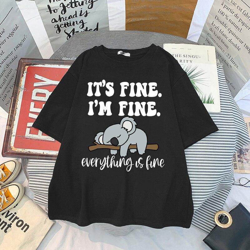 Футболка "It's fine. I'm fine"